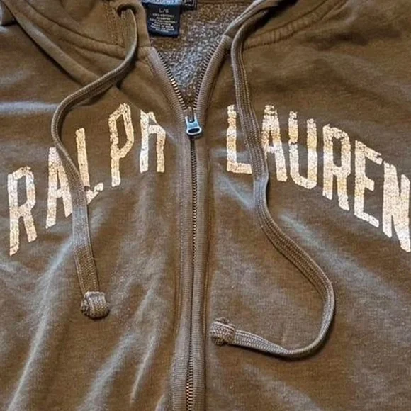 1990’s RALPH LAUREN POLO JEANS CO.•Hooded zip up sweatshirt - Picture 2 of 8